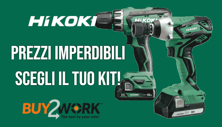 Trapano a percussione e avvitatore ad impulsi HiKOKI Trapano a percussione e avvitatore ad impulsi HiKOKI