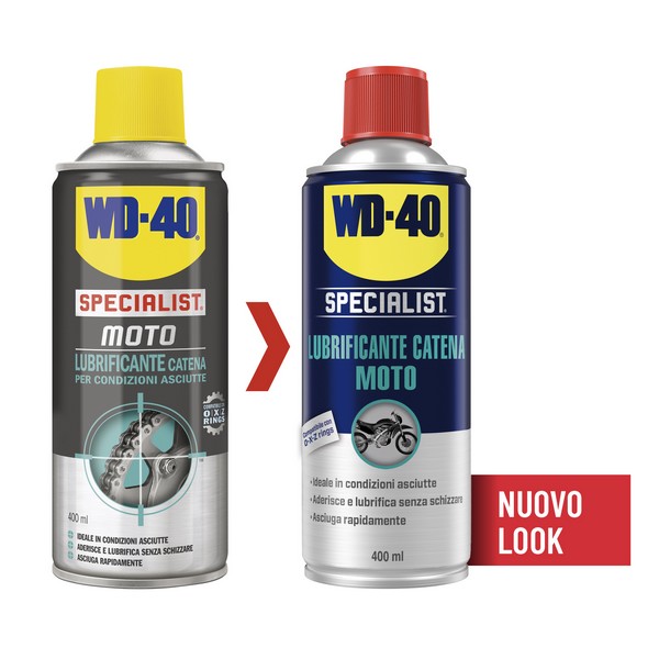 WD-40 Lubrificante Catena Condizioni Asciutte 400 ml