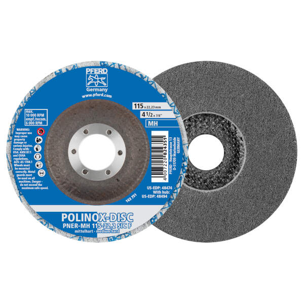 Disco abras. Polinox® DISC PNER-MH 115-22,2 SiC F