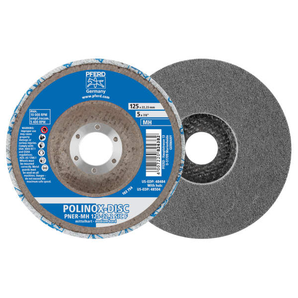 Disco abras. Polinox® DISC PNER-MH 125-22,2 SiC F