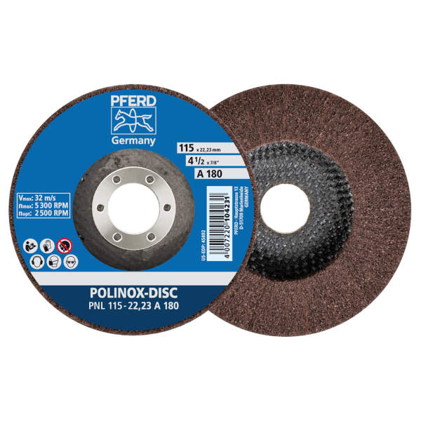 Disco abrasivo Polinox® PNL 115-22,23 A 180