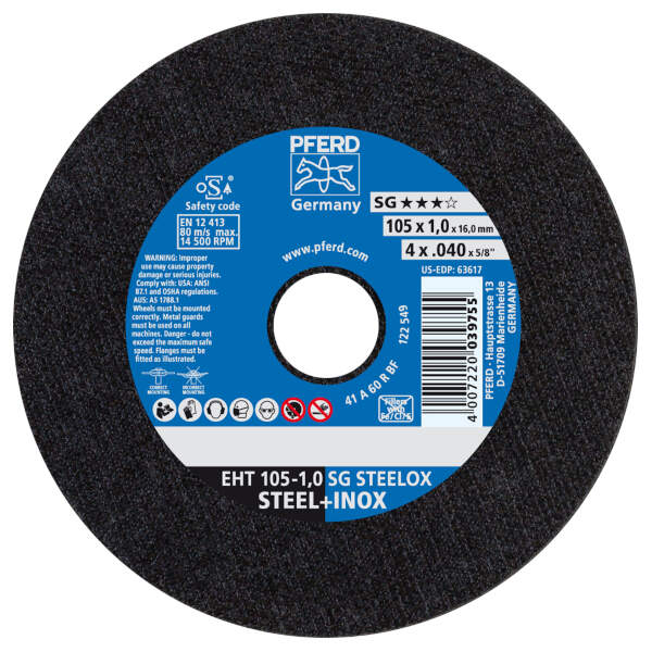 Disco da taglio EHT 105-1,0 SG STEELOX/16,0