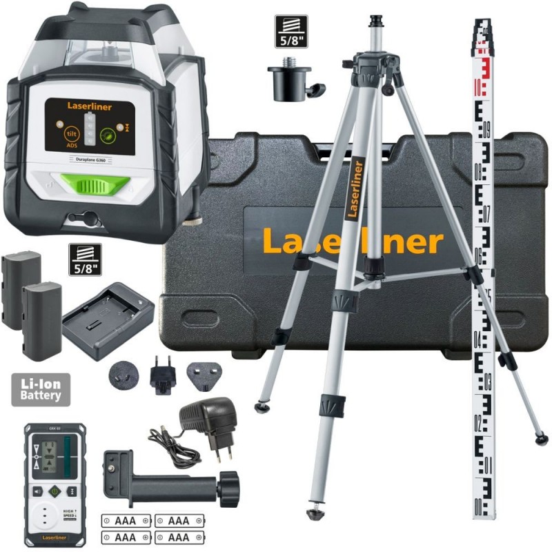 Set Laser Liner Duraplane G360 Set 175 cm