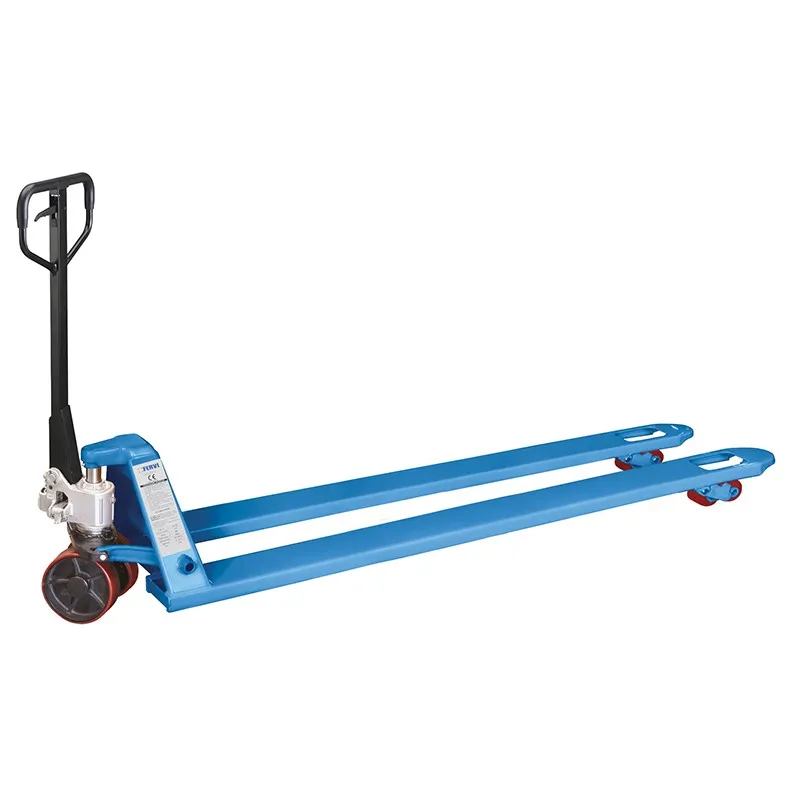 Transpallet manuale a forche lunghe 0028 Fervi