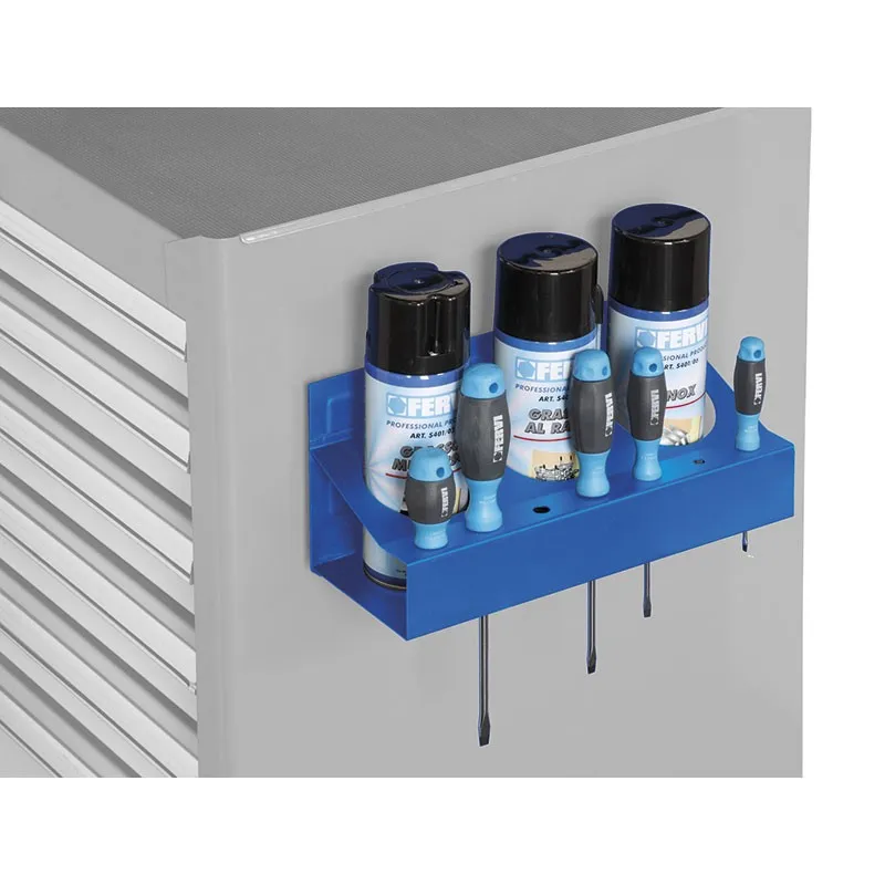 Supporto magnetico x 3 bombolette spray e 7 giraviti 0466/SC