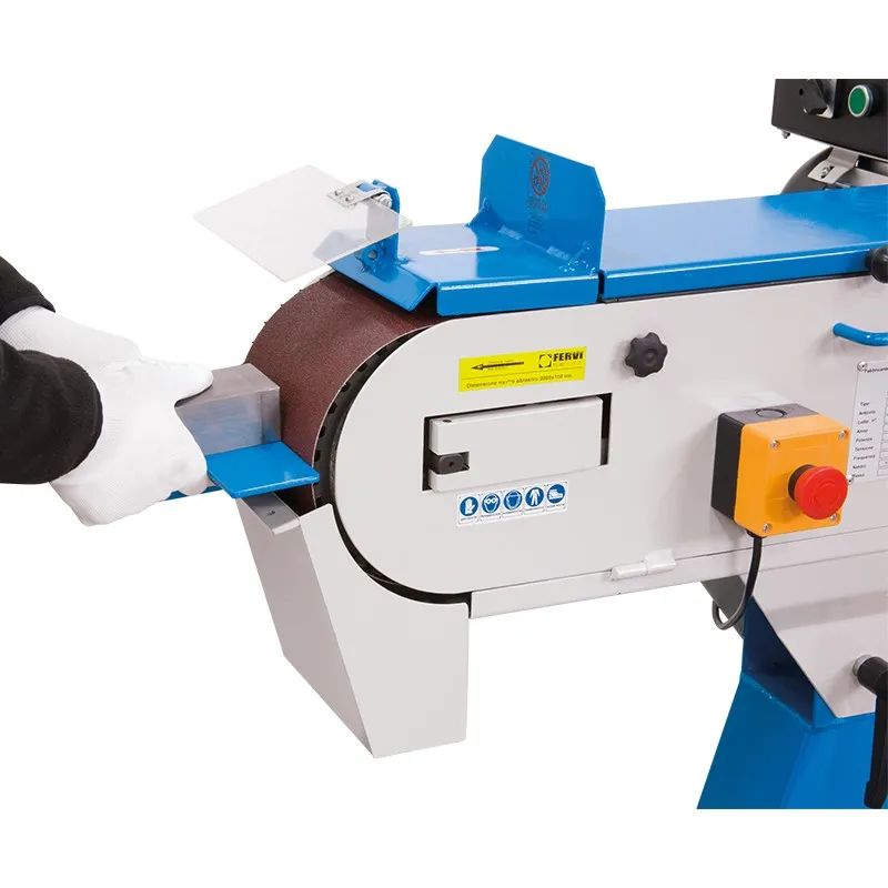 Levigatrice a nastro inclinabile 0691/400V Fervi