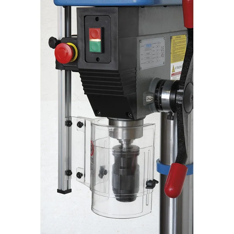 Trapano a colonna con trasmissione a cinghia 0754/400V Fervi