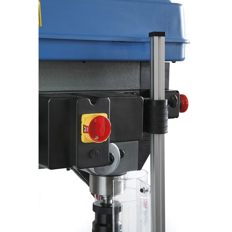 Trapano a colonna con trasmissione a cinghia 0754/400V Fervi