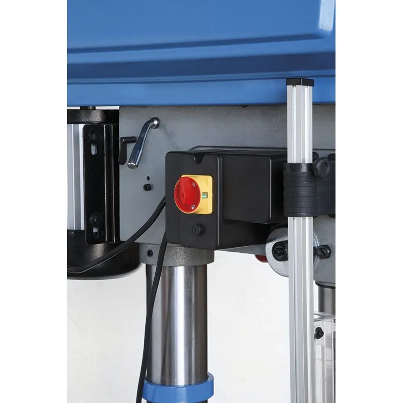 Trapano a colonna con trasmissione a cinghia 0754/400V Fervi