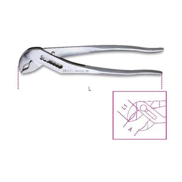 Pinze regolabili chiuse BETA 1048INOX 250
