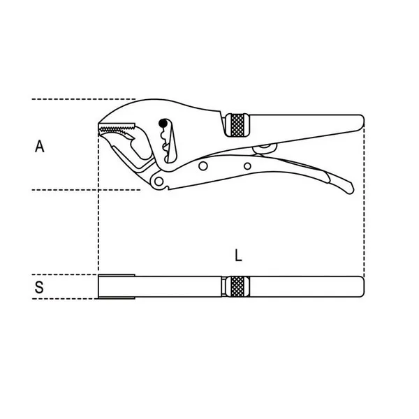 Pinza autobloccante ganascia oscill. Beta 1051GM