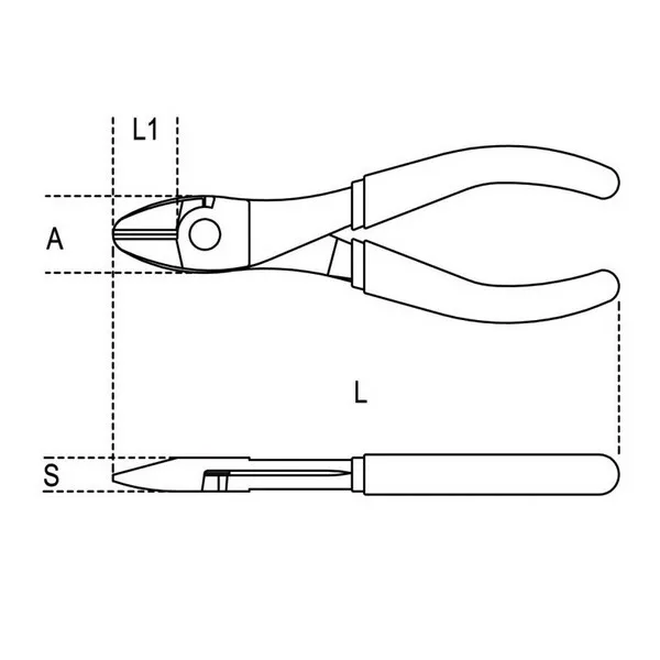 Tronchesi grande effetto taglienti diagonali 1084BM