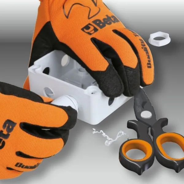 Forbici elettr. doppio effetto Inox-DLC H-SAFE 1128BAX-HS