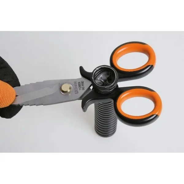 Forbici elettricisti profilo fresa graduata inox 1128BSX