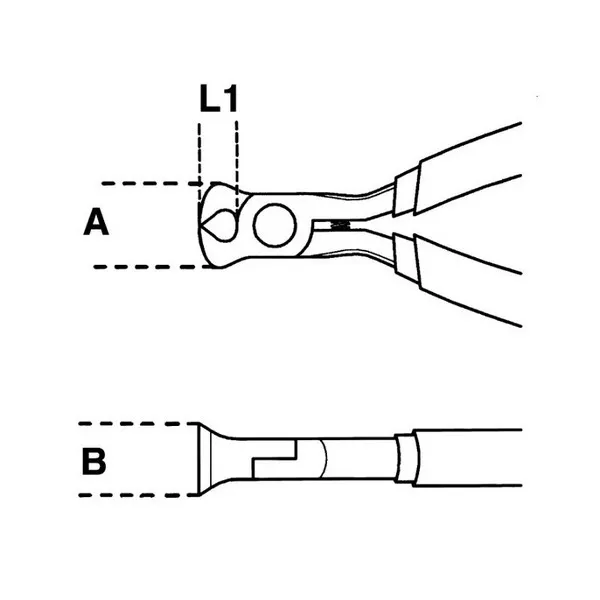 Tronchese per elettronica taglienti frontali 1190BM