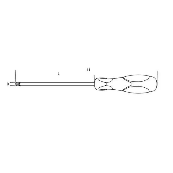 Giravite impronta a croce Phillips punta nera H-SAFE 1292HS