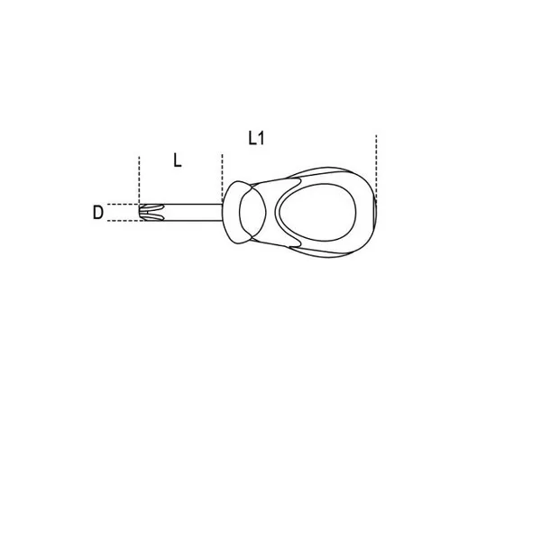 Giravite impronta a croce Phillips cortissimi cromati 1292N