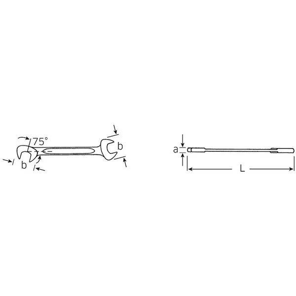 Chiavi piccole a due bocche ELECTRIC 12a