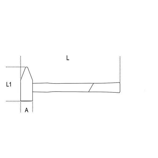 Martelli tipo tedesco x meccanici fib. vetro H-SAFE 1370T-HS