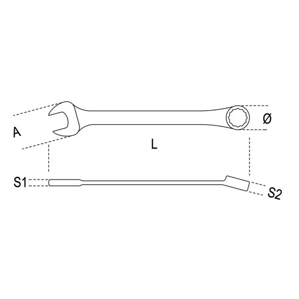 Chiavi combinate a cricchetto Beta 142C