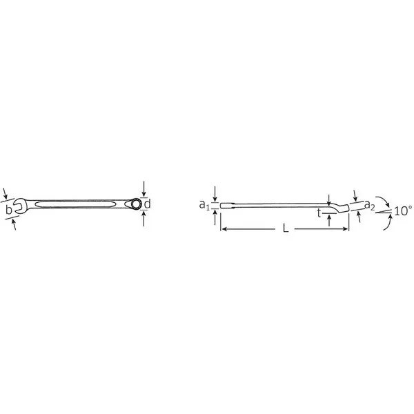 Chiavi combinate OPEN-BOX, lunghe 14