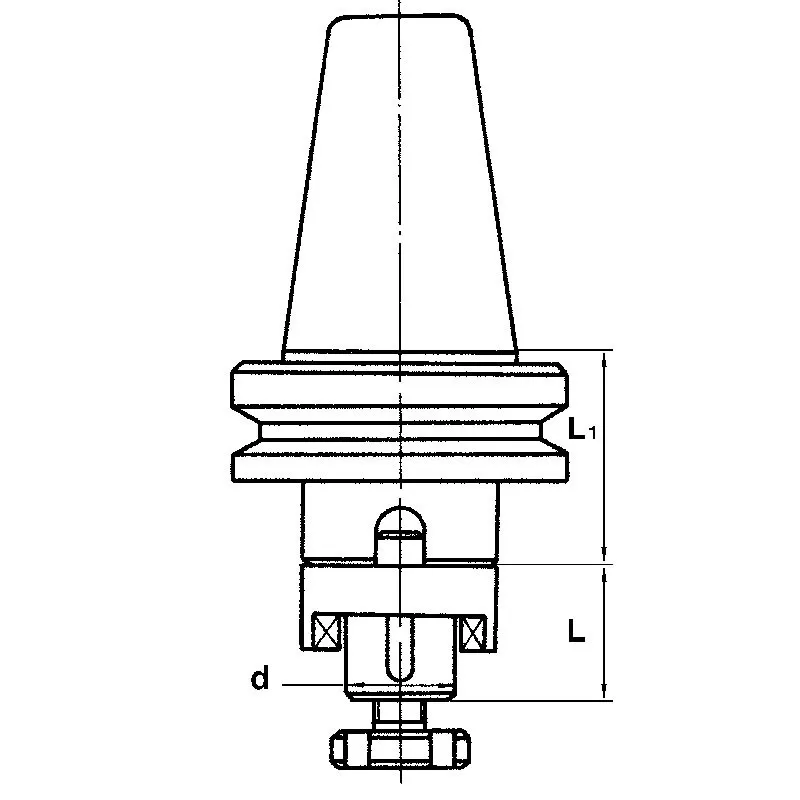 Mandrino porta frese combinato 16D Fervi