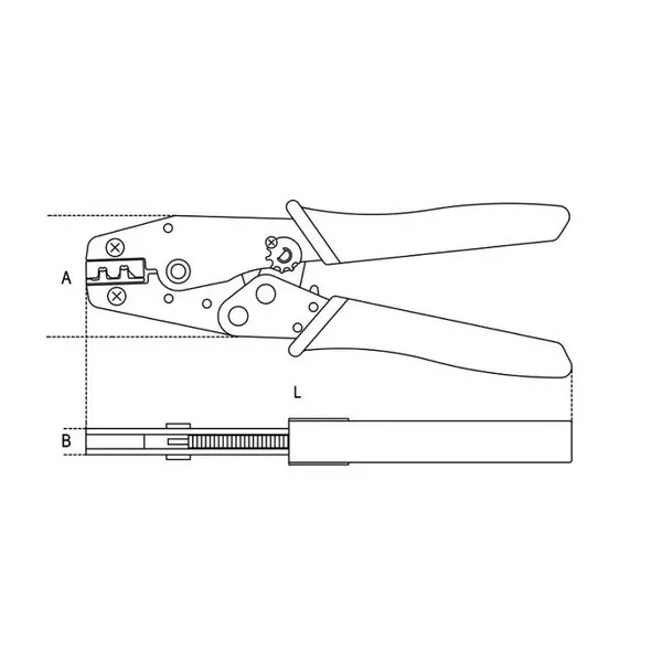 Pinza per capicorda non isolati Beta 1609