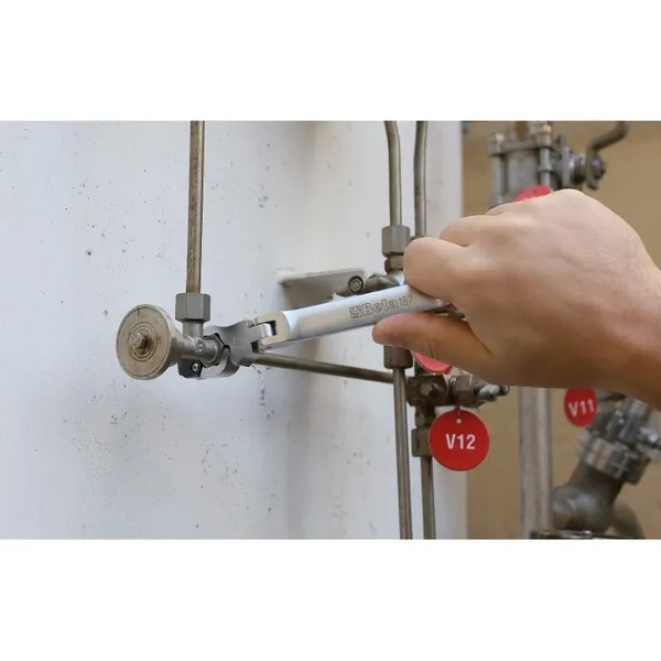 Serie 5 chiavi esag. apribili snodate in busta Beta 187/B5