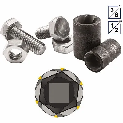 Assortimento estrattori viti e dadi danneggiati 458 S20