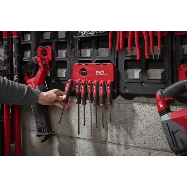 Packout gancio multiplo diritto corto Milwaukee