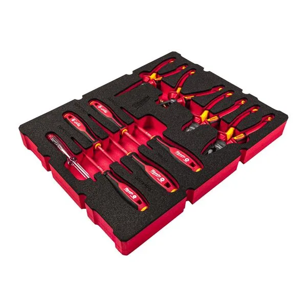 Set utensili isolati 1000V termoformato Packout Milwaukee