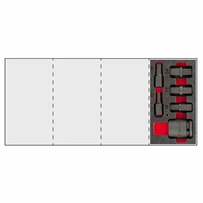 Modulo in spugna bicolore assortito (6 pz) 519 M 688ED6