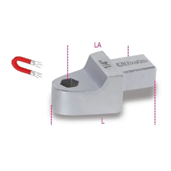 Accessori portainserti barre dinamom. con magnete Beta 621