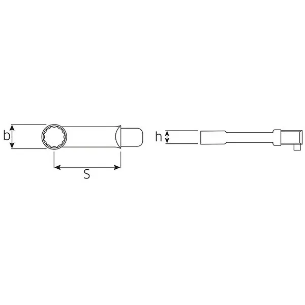 Chiavi ad anello ad innesto 732G/10