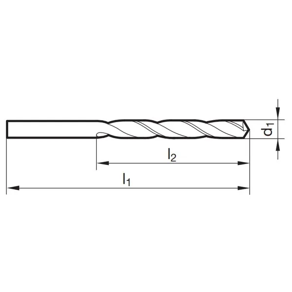 Punte elicoidali lunghe 81330 DIN 340W HSS