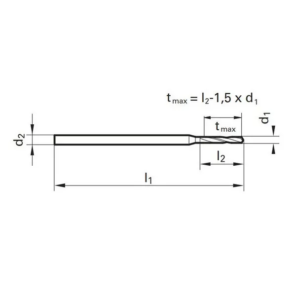 Micro punte di precisione HSS-E PM HARTNER 87011