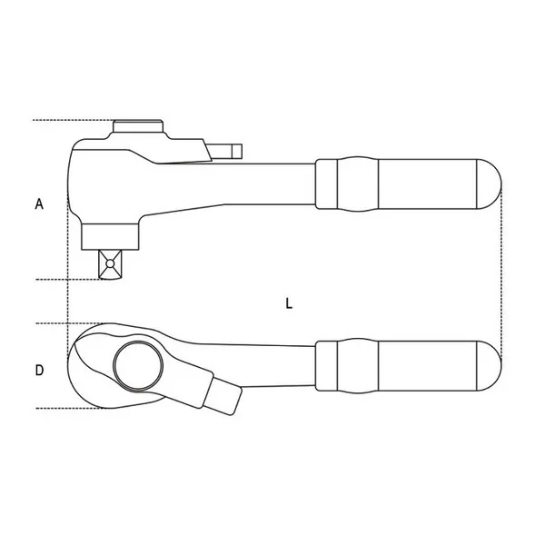 Cricchetto rev a.q. M 1/2