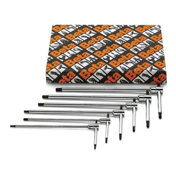 Serie 6 chiavi a T 3 estremit maschio esag 951AS/S