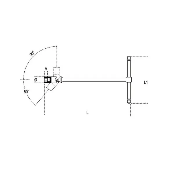 Chiavi a T con bussola snodata Torx Beta 952FTX