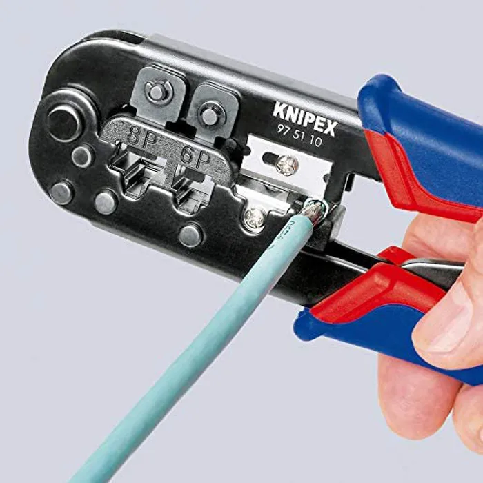 Pinza Knipex 97 51 10 per connettori Western