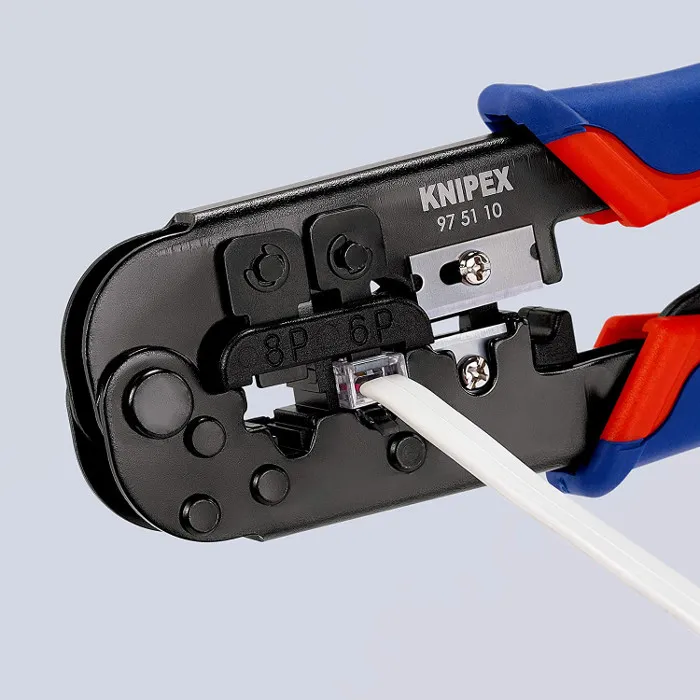 Pinza Knipex 97 51 10 per connettori Western