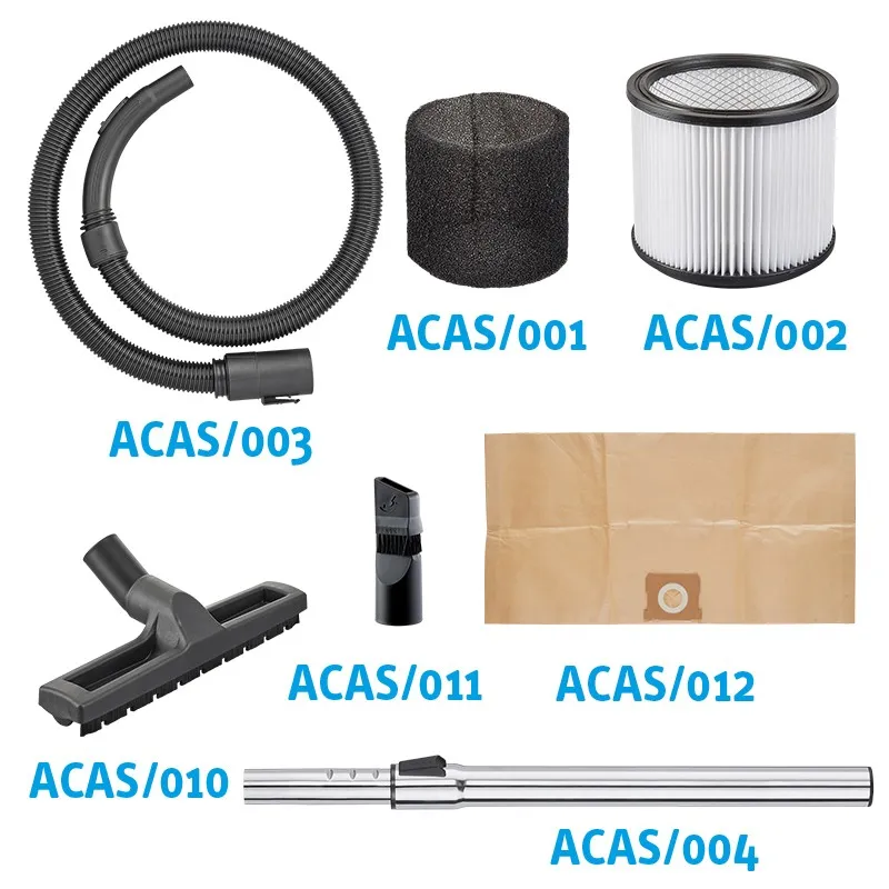 Aspirapolvere aspiraliquidi 60L A040/60A Fervi