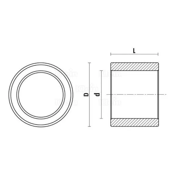 Bussole cilindriche di riduzione ZA010