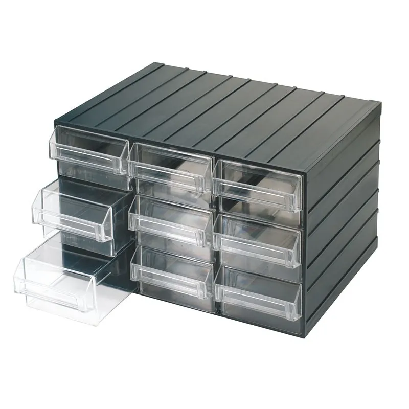 Cassettiere con cassetti estraibili trasparenti C080 Fervi