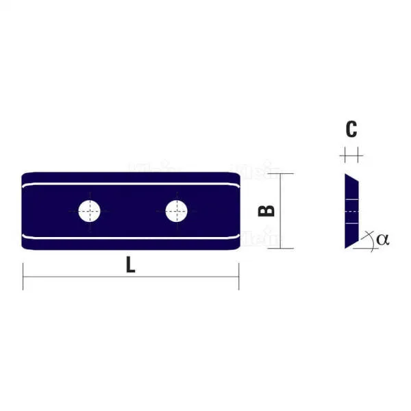 Coltellini HW affilatura a botte 2 taglient KleinDIA Z055.KD
