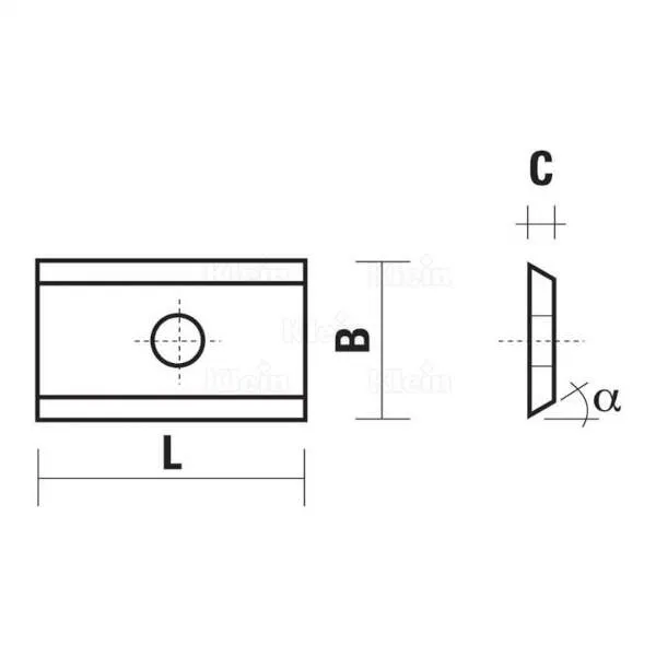 Coltellini revers. HW 1 foro Z055-Z155-Z255-Z355-Z455-Z555