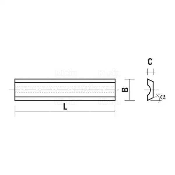 Coltellini reversibili HW mini 2 taglienti Z055