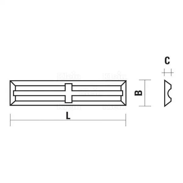 Coltellini reversibili HW mini 4 taglienti Z055