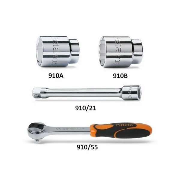 Assortimento chiavi a bussola Beta 910/C10