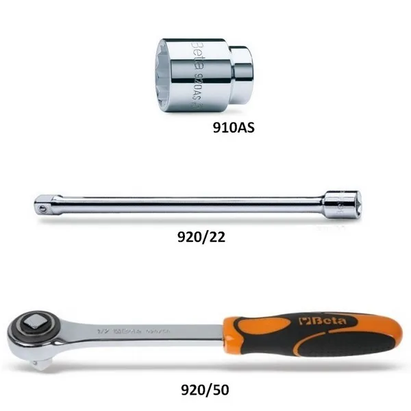 Assortimento di 10 bussole polig. e 2 acc.ri Beta 920AS/C10